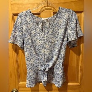 Sienna Sky floral print blouse women’s M